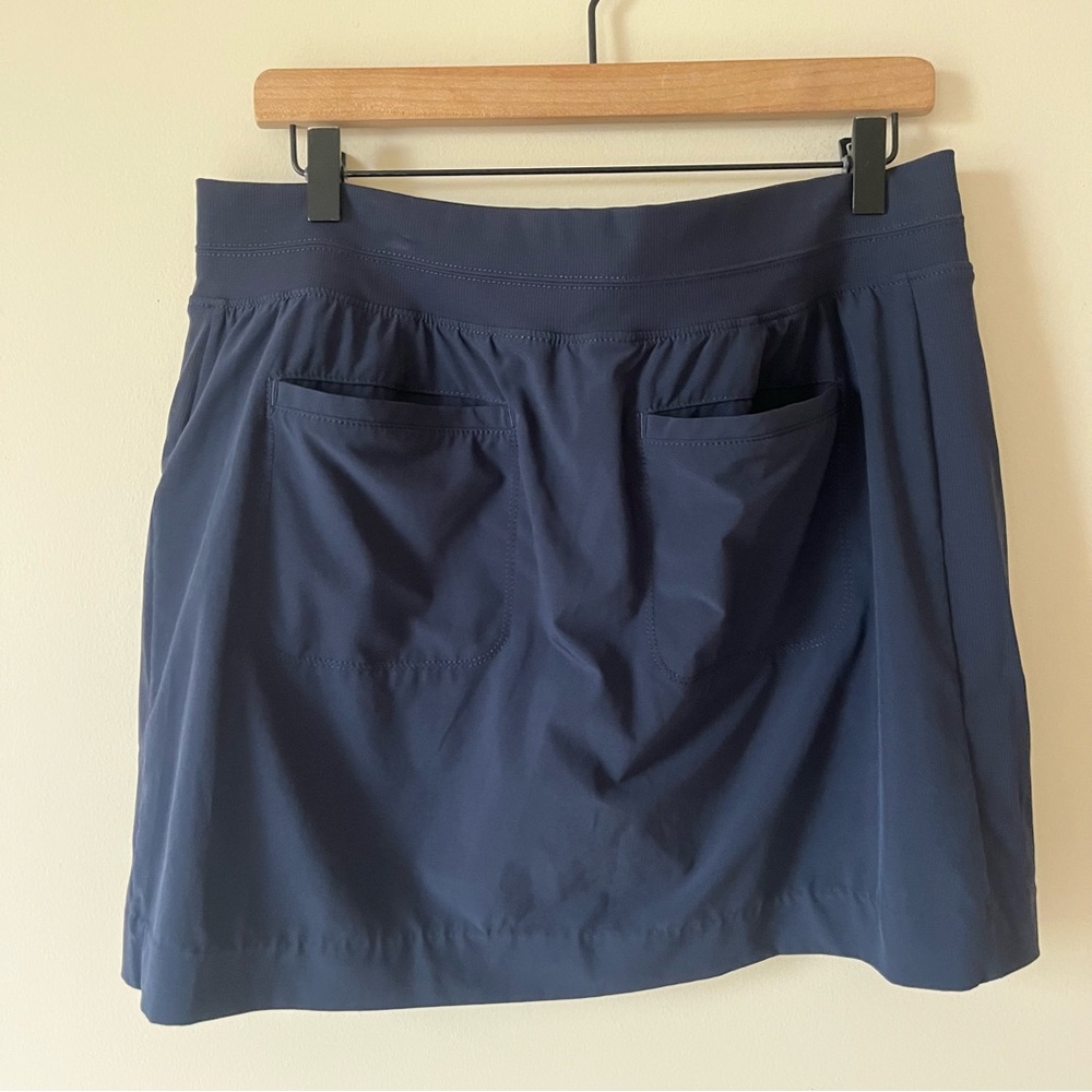 Athleta Brooklyn Skort Blue Size 14 657678 Lined - Picture 7 of 7
